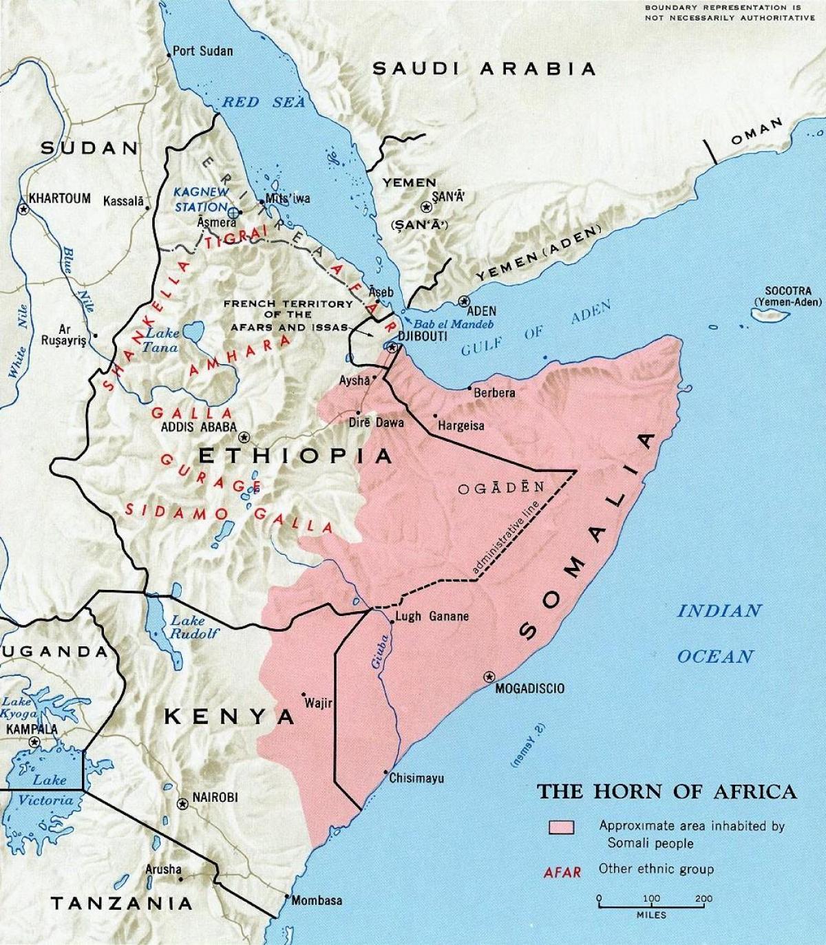 noord-oost Kenia kaart